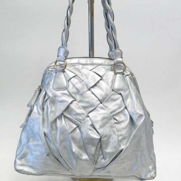 Valentino Handbags - Valentino Garavani Bag Braided Leather Metallic